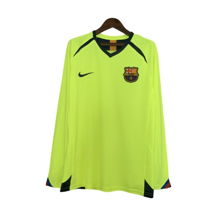 Camiseta retro FC Barcelona 05/06 2ª equipación manga larga