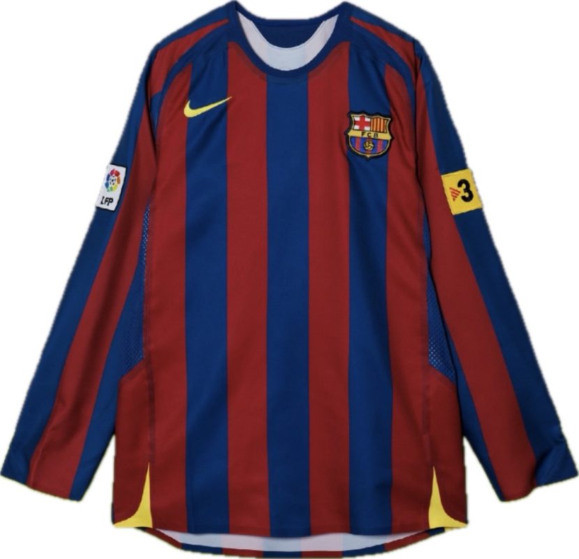 Camiseta retro FC Barcelona 05/06 1ª equipación manga larga