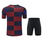 Conjunto de calentamiento FC Barcelona azul y rojo rayas - Imagen 3