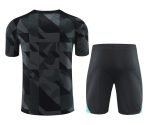 Conjunto de calentamiento FC Barcelona negro y gris manchas - Imagen 3