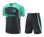 Conjunto de calentamiento FC Barcelona negro y turquesa - Imagen 2