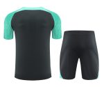 Conjunto de calentamiento FC Barcelona negro y turquesa - Imagen 3