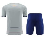 Conjunto de calentamiento FC Barcelona gris con rayas - Imagen 3