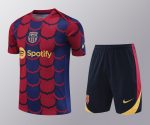 Conjunto de calentamiento FC Barcelona azul y rojo escudos - Imagen 2