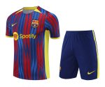 Conjunto de calentamiento FC Barcelona azul y rojo moderno - Imagen 2