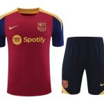 Conjunto de calentamiento FC Barcelona rojo oscuro