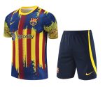 Conjunto de calentamiento FC Barcelona amarillo rojo y azul - Imagen 2
