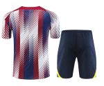 Conjunto de calentamiento FC Barcelona azul blanco y rojo - Imagen 3