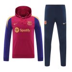 Conjunto manga larga FC Barcelona rojo manga azul