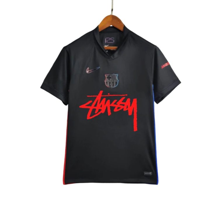 Concepto camiseta FC Barcelona x Stussy