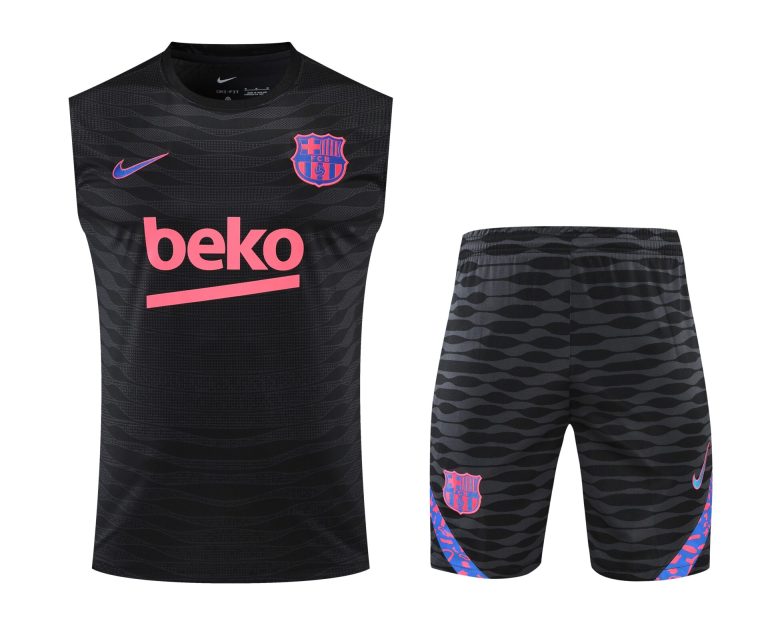 Conjunto tirantes FC Barcelona negro – Diseño 2