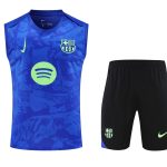 Conjunto tirantes FC Barcelona azul y verde