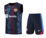 Conjunto tirantes FC Barcelona mandala azul oscuro - Imagen 2