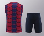 Conjunto tirantes FC Barcelona azul y rojo escudos - Imagen 3