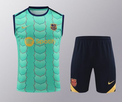 Conjunto tirantes FC Barcelona azul claro escudos