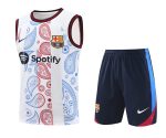 Conjunto tirantes FC Barcelona mandala blanco - Imagen 2