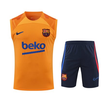 Conjunto tirantes FC Barcelona naranja – Diseño 2