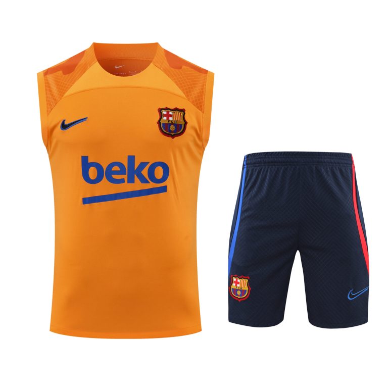 Conjunto tirantes FC Barcelona naranja – Diseño 2