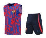 Conjunto tirantes FC Barcelona azul y rojo píxel - Imagen 2