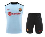Conjunto tirantes FC Barcelona azul claro