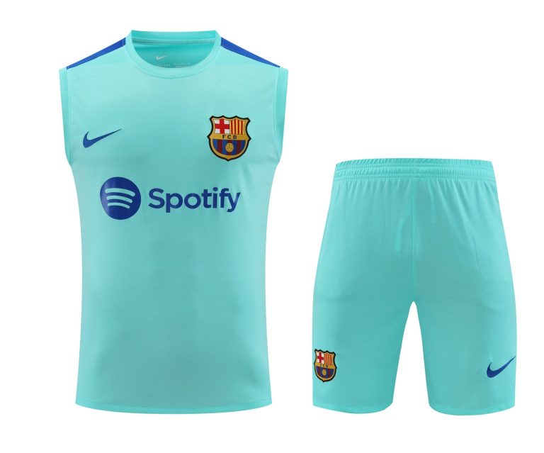 Conjunto tirantes FC Barcelona azul claro – Diseño 2