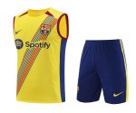 Conjunto tirantes FC Barcelona amarillo franja azul y roja - Imagen 2