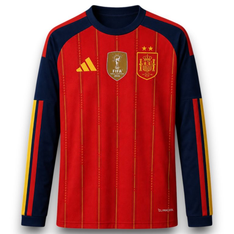 Camiseta España 26/27 1ª equipación Dos Estrellas manga larga