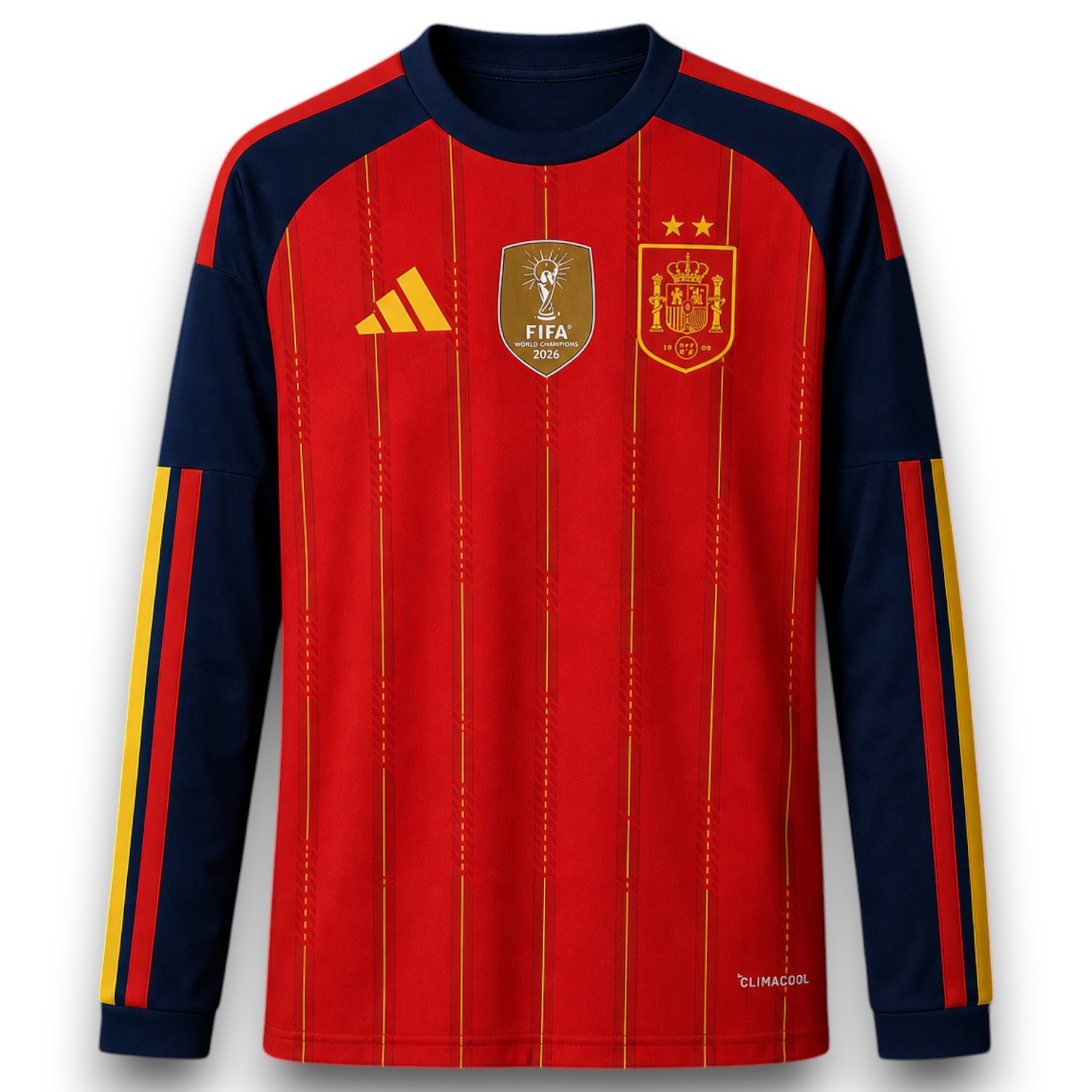 Camiseta España 26/27 1ª equipación Dos Estrellas manga larga Camiseta España 26/27 1ª equipación Dos Estrellas manga larga